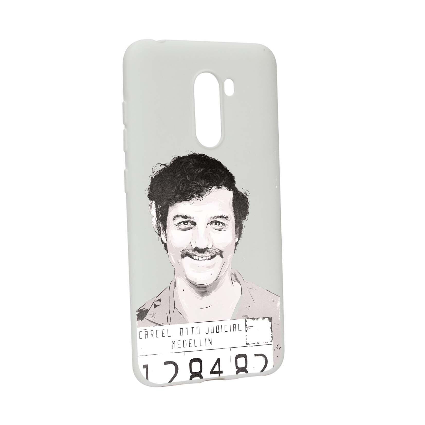Husa de protectie Narcos - Pablo Escobar, Movie, pentru Xiaomi PocoPhone F1, rezistenta la uzura, anti-alunecare, din silicon Premium, W443