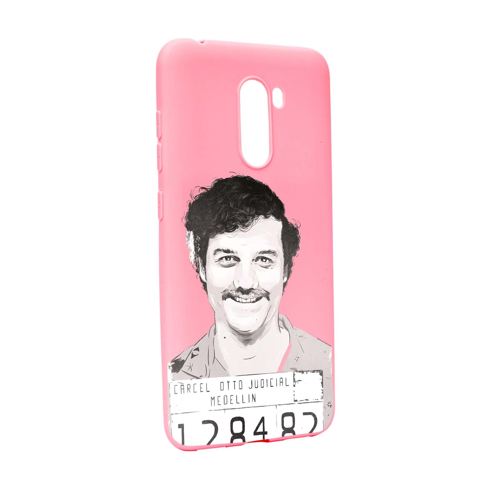 Husa de protectie Narcos - Pablo Escobar, Movie, pentru Xiaomi PocoPhone F1, rezistenta la uzura, anti-alunecare, din silicon Premium, P443