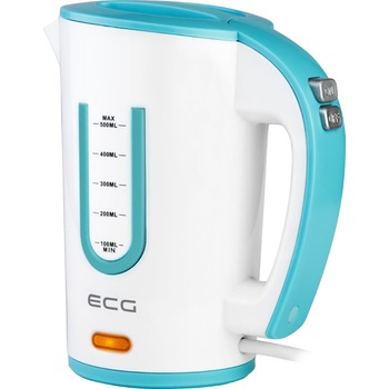 Cana electrica fierbator ECG RK 0520, 0.5 L, 1000 W, 2 cupe din plastic Cana electrica fierbator ECG RK 0520, 0.5 L, 1000 W, 2 cupe din plastic