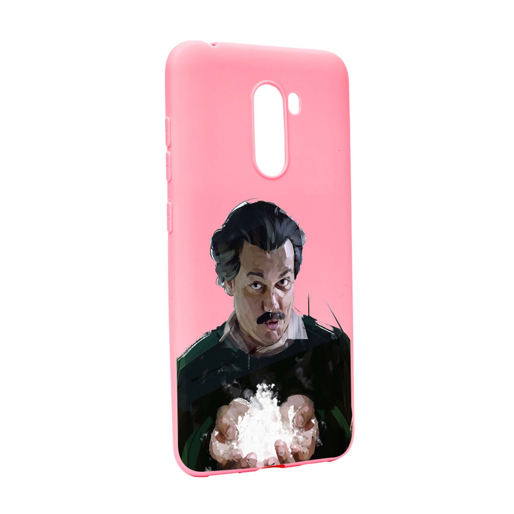Husa de protectie Narcos - Pablo Escobar, Movie, pentru Xiaomi PocoPhone F1, rezistenta la uzura, anti-alunecare, din silicon Premium, P446