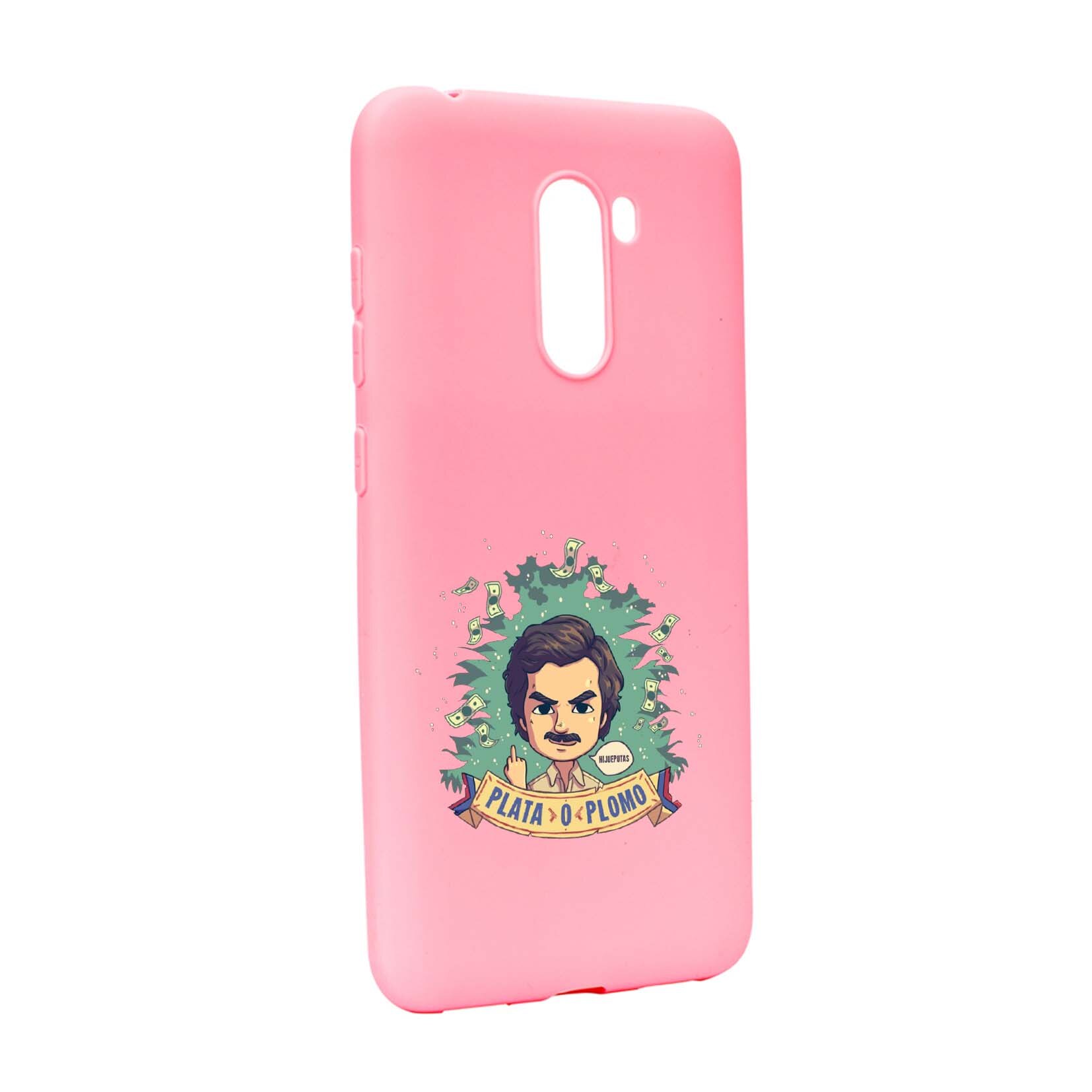 Husa de protectie Narcos - Pablo Escobar, Movie, pentru Xiaomi PocoPhone F1, rezistenta la uzura, anti-alunecare, din silicon Premium, P447