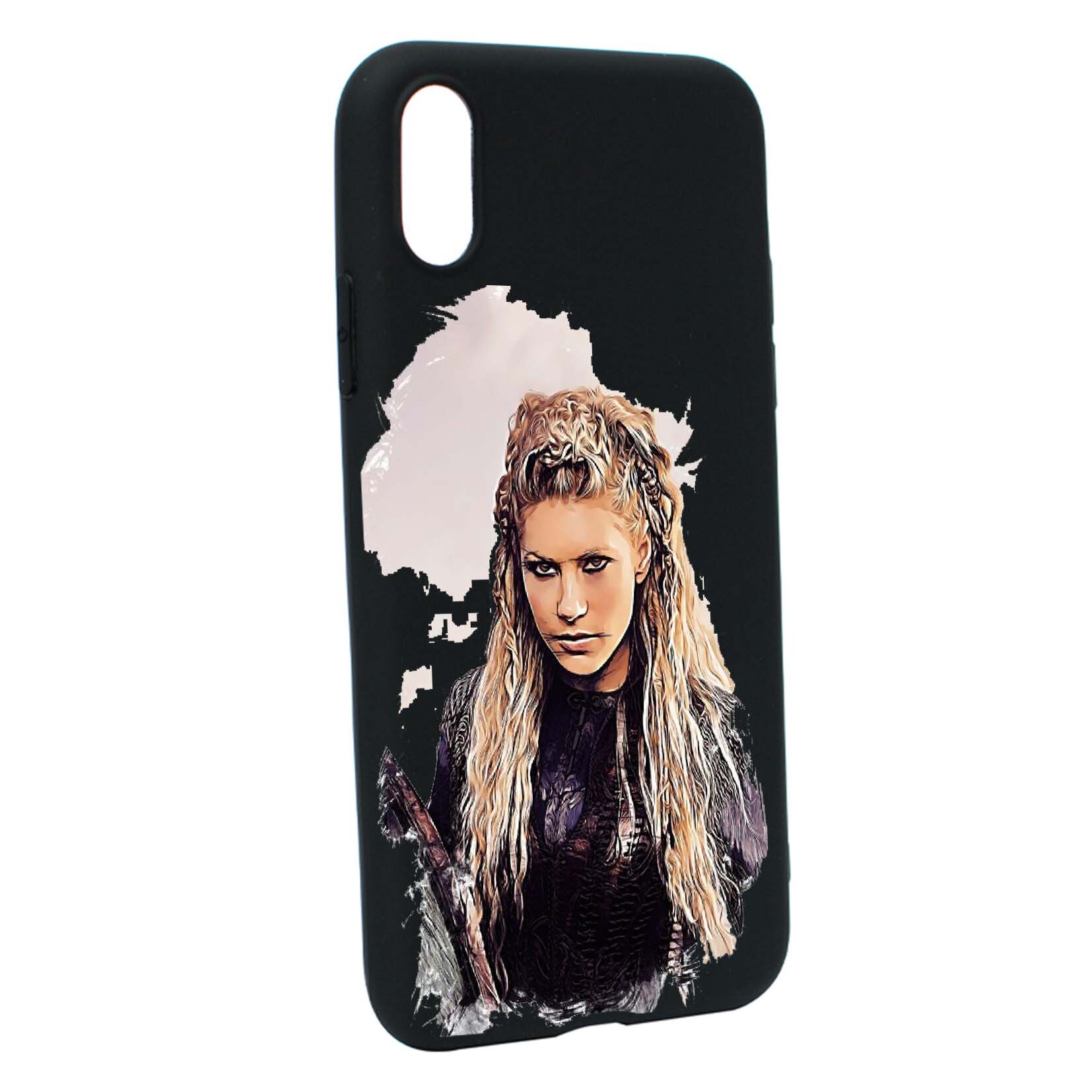 Husa de protectie Vikingii - Lagerha, Movie, pentru Apple iPhone XS Max, rezistenta la uzura, anti-alunecare, din silicon Premium, B451