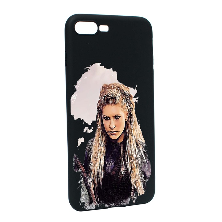 Husa de protectie Vikingii - Lagerha, Movie, pentru Apple iPhone 7 Plus / 8 Plus, rezistenta la uzura, anti-alunecare, din silicon Premium, B451