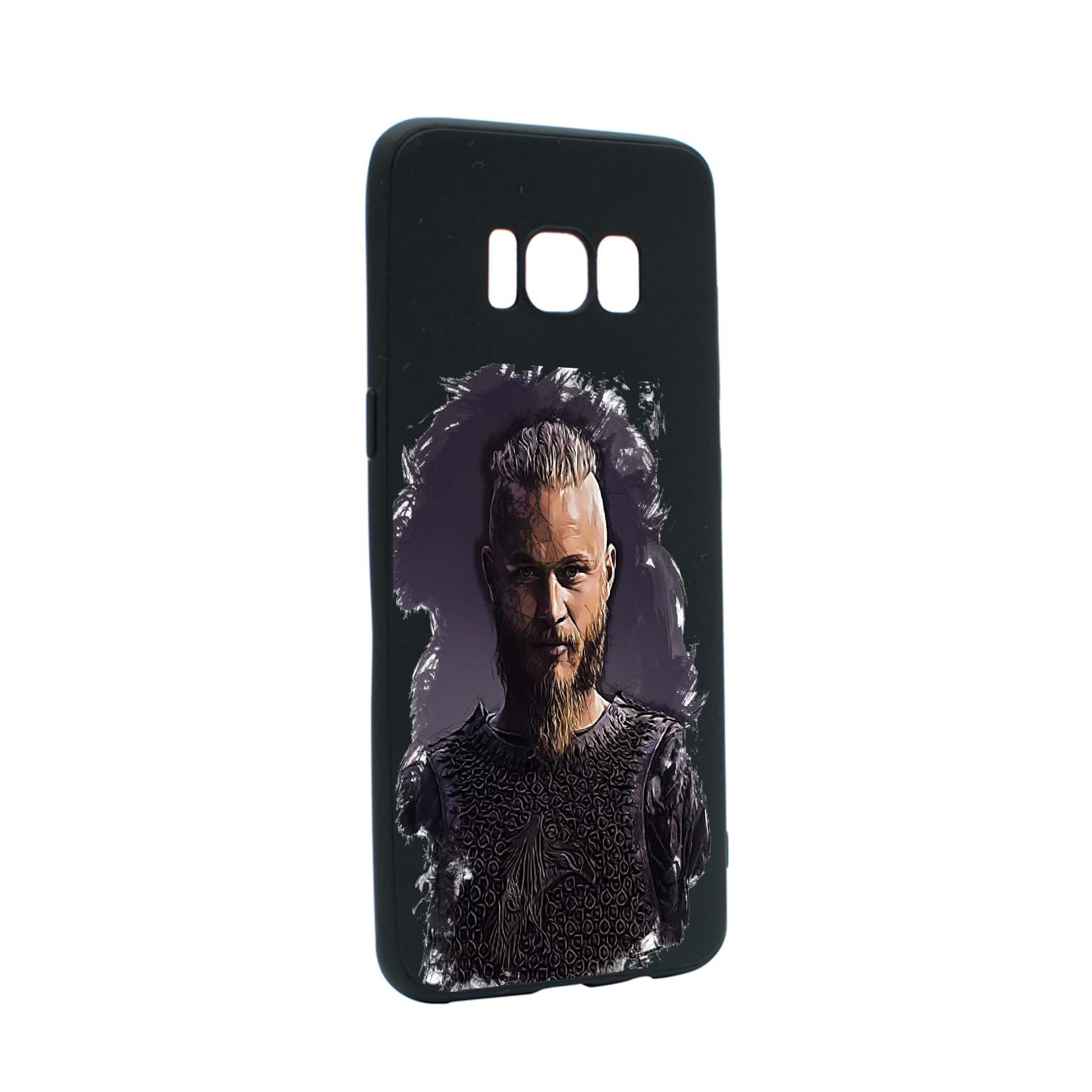 Husa de protectie Vikingii - Ragnar Lothbrok, Movie, pentru Samsung Galaxy S8 Plus, rezistenta la uzura, anti-alunecare, din silicon Premium, B452