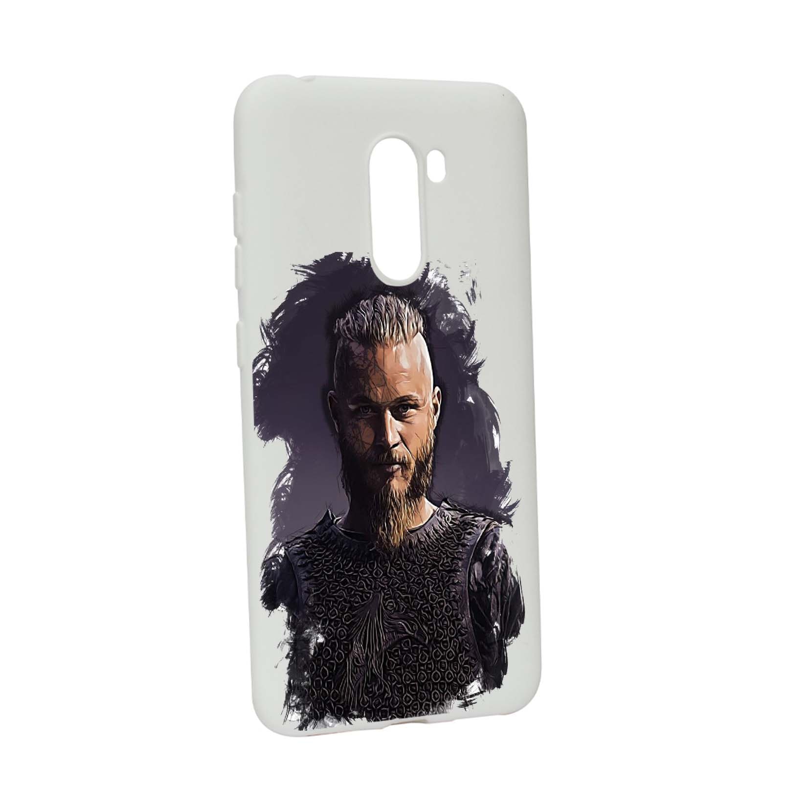 Husa de protectie Vikingii - Ragnar Lothbrok, Movie, pentru Xiaomi PocoPhone F1, rezistenta la uzura, anti-alunecare, din silicon Premium, W452
