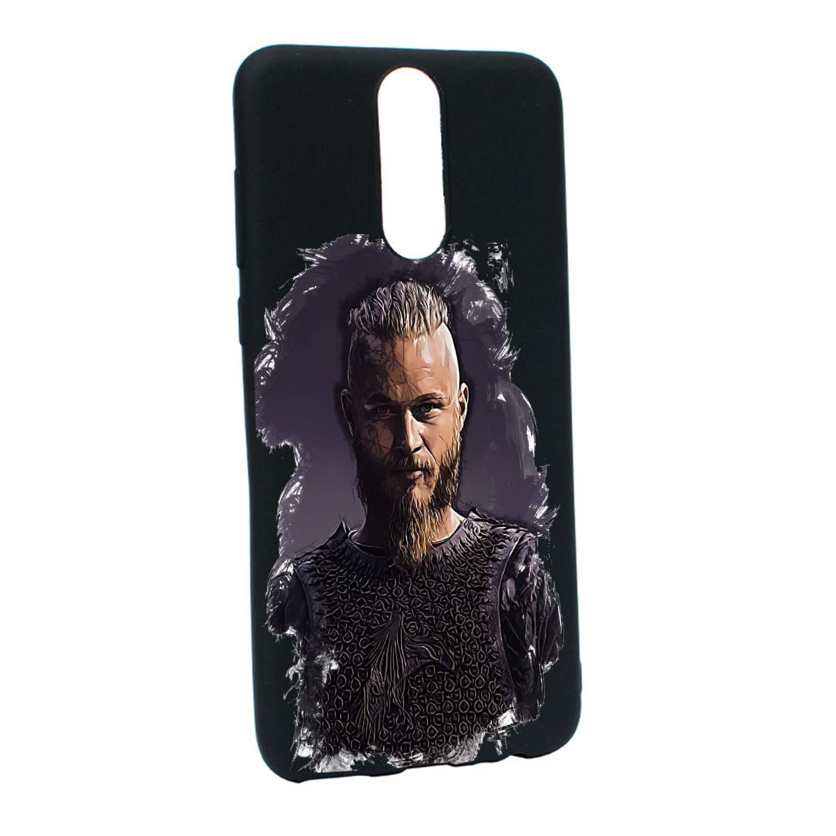 Husa de protectie Vikingii - Ragnar Lothbrok, Movie, pentru Huawei Mate 10 Lite, rezistenta la uzura, anti-alunecare, din silicon Premium, B452