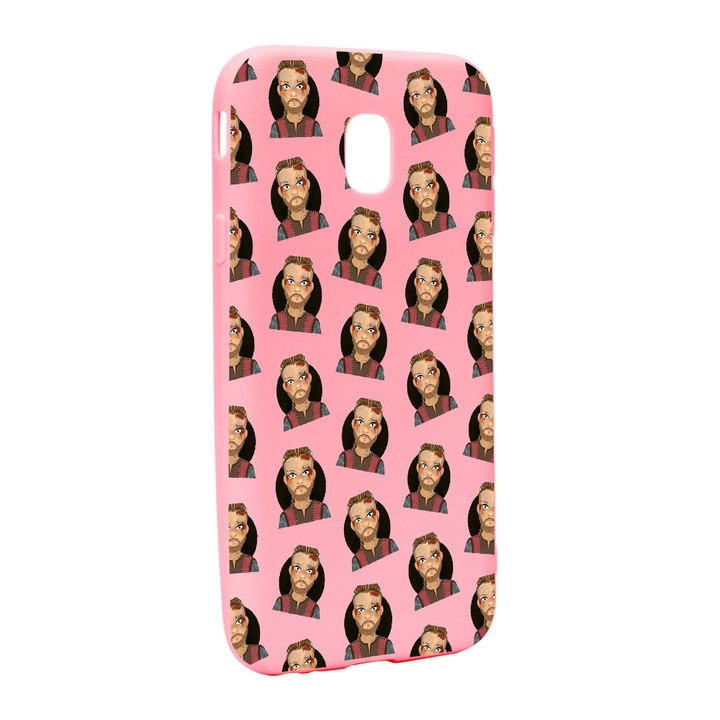 Husa de protectie Vikingii, Movie, pentru Samsung Galaxy J7 2018, rezistenta la uzura, anti-alunecare, din silicon Premium, P453