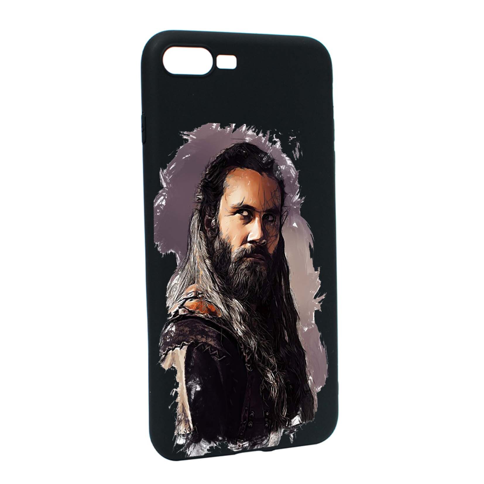 Husa de protectie Vikingii - Rollo, Movie, pentru Apple iPhone 7 Plus / 8 Plus, rezistenta la uzura, anti-alunecare, din silicon Premium, B454