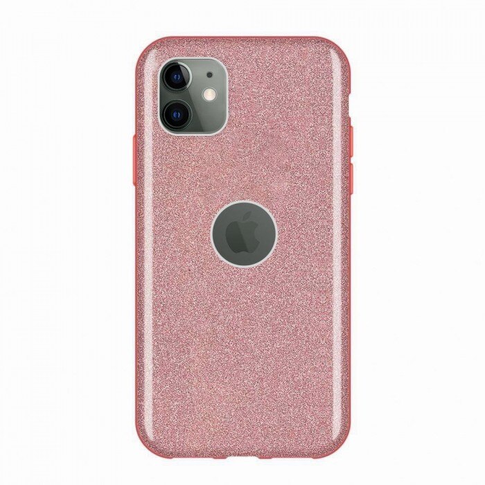 Husa Glitter Wozinsky, Shining Case, iPhone 11, Roz