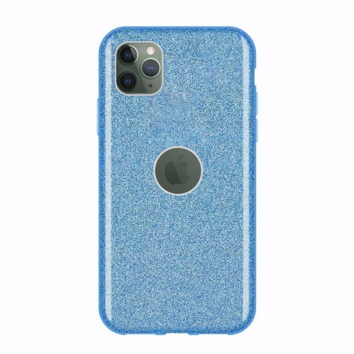 Защитен калъф, бляскав калъф, Motorola Moto G5S Plus, син