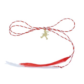 Martisor cu pandantiv Cosar mic din aur 14k, lungime 7 mm, inaltime 10 mm Martisor cu pandantiv Cosar mic din aur 14k, lungime 7 mm, inaltime 10 mm