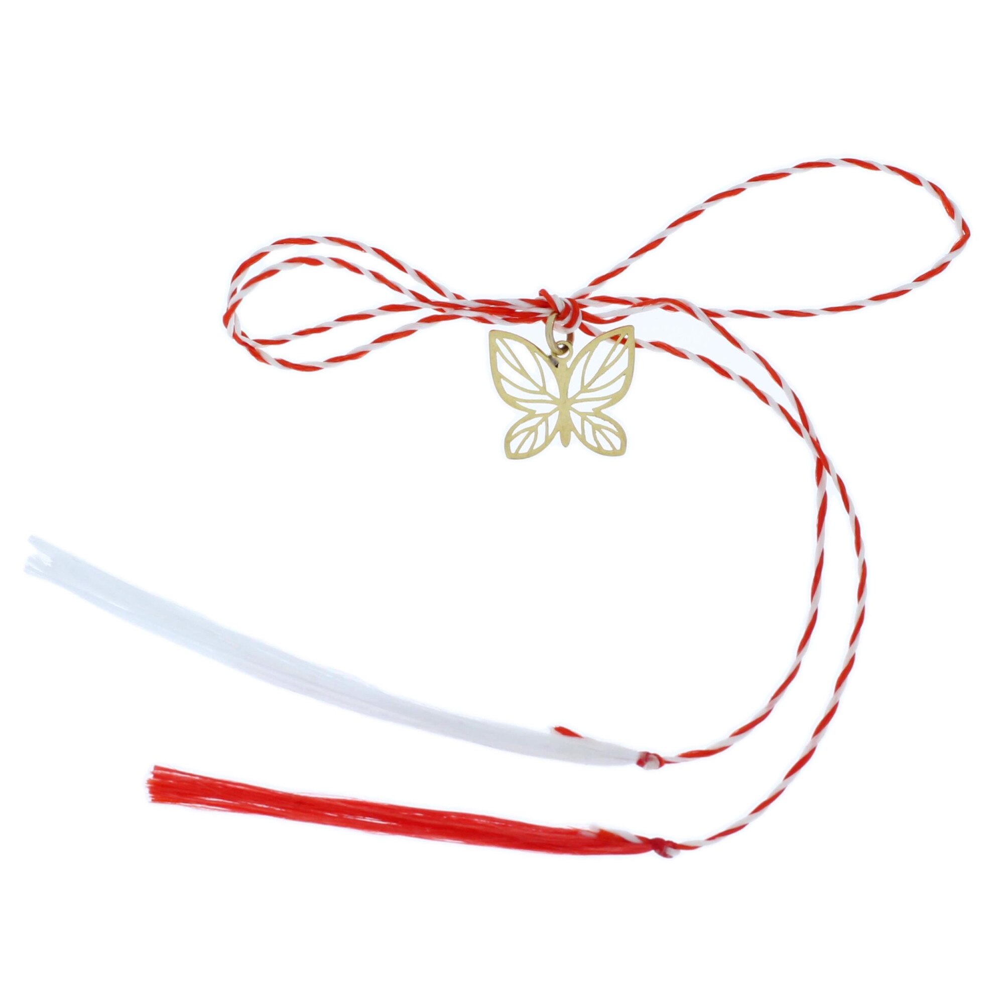 Martisor cumodel fluturas din aur 14k, lungime 12 mm, latime 11 mm