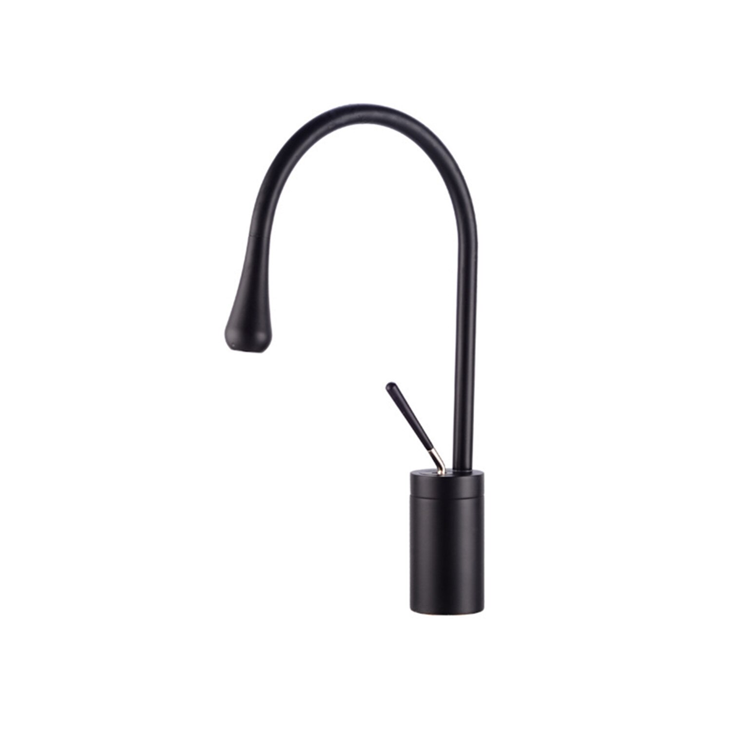 Baterie lavoar TRENDY S, inaltime medie,negru mat