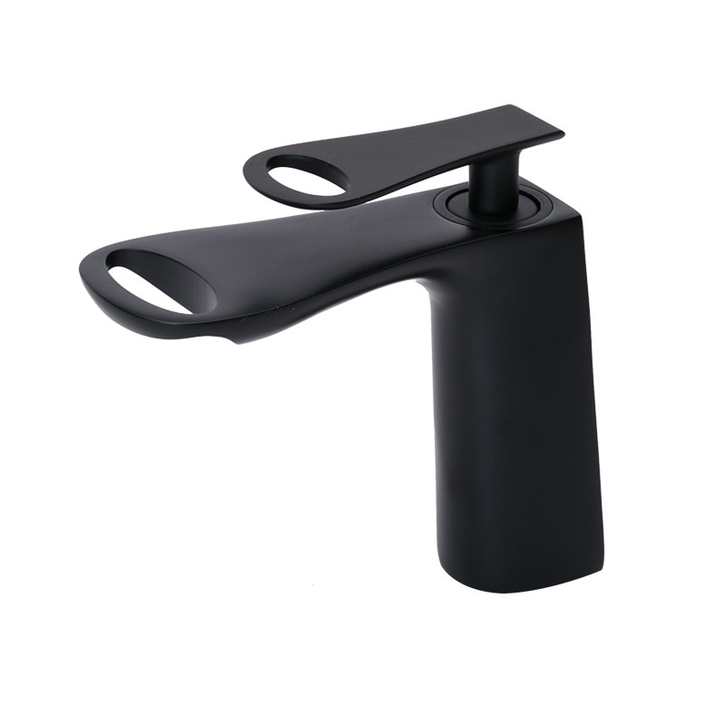 Baterie lavoar,TRENDY S, montare chiuveta baie ,negru mat