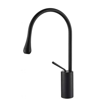 Baterie lavoar,TRENDY S, montare pe blat,langa lavoar,negru mat Baterie lavoar,TRENDY S, montare pe blat,langa lavoar,negru mat