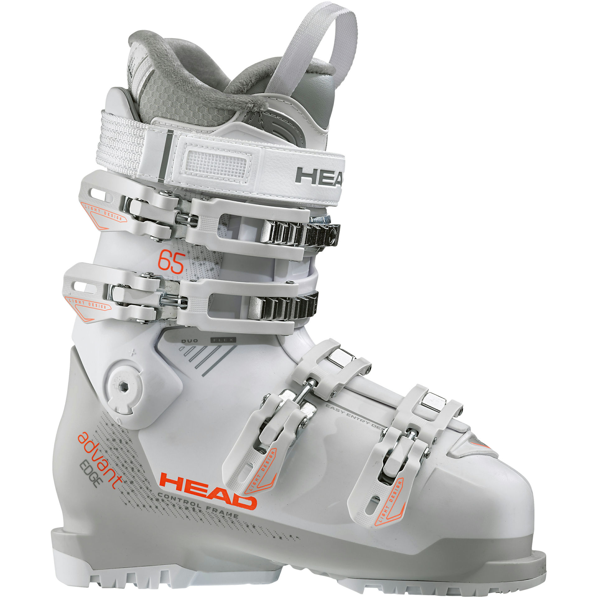 Clapari Head ADVANT EDGE 65 W, pentru Femei, White/grey, marime 25.5