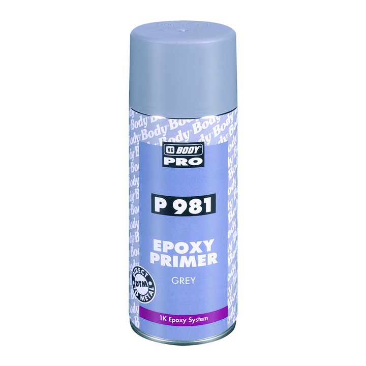 Spray grund epoxidic 981,HB Body,gri, 400ml