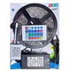 Kit Banda LED RGB 5050 60 led/m 5 metri IP20+Telecomanda 24 taste cu IR+Transformator 12V 6А