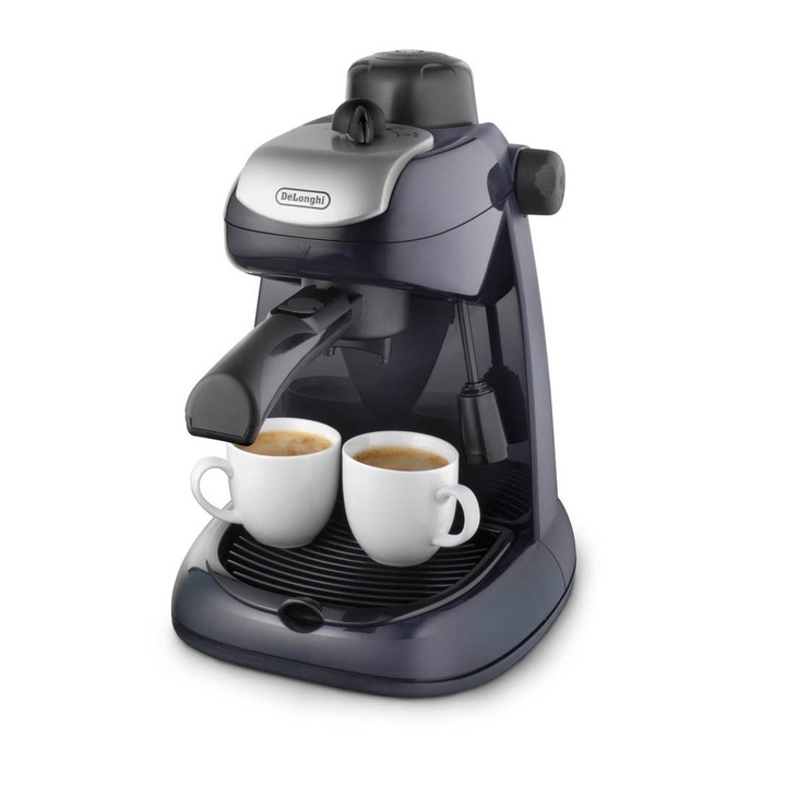 Кафемашина Delonghi Espresso Machine ec7.1, Мощност 800W, Резервоар 500мл, За две чаши кафе, Черен