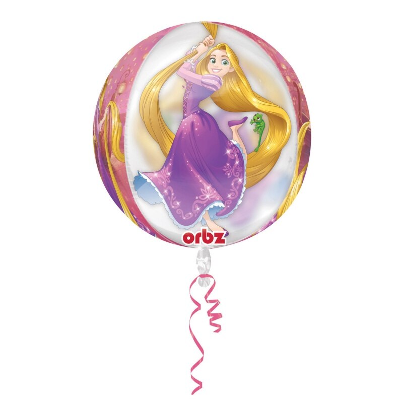 Balon Folie Orbz Rapunzel - 38x40 cm, Amscan 33222