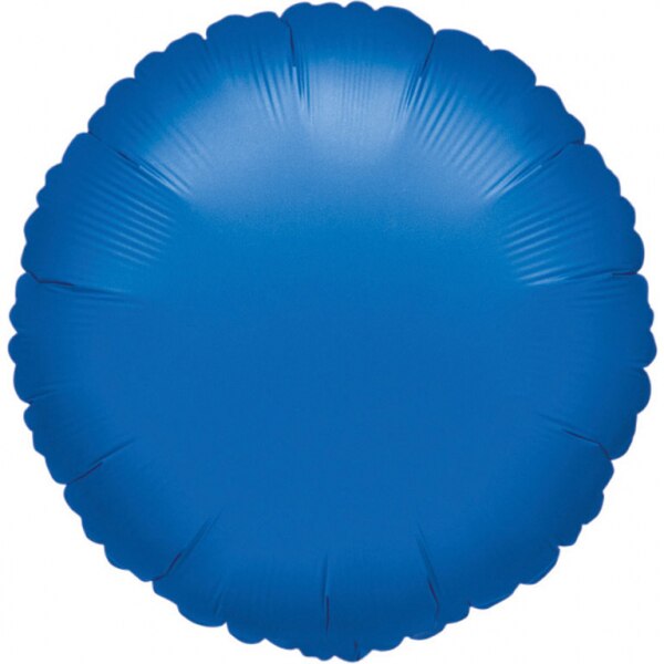 Balon Folie 45 cm Rotund Albastru , Amscan 20585, 1 buc