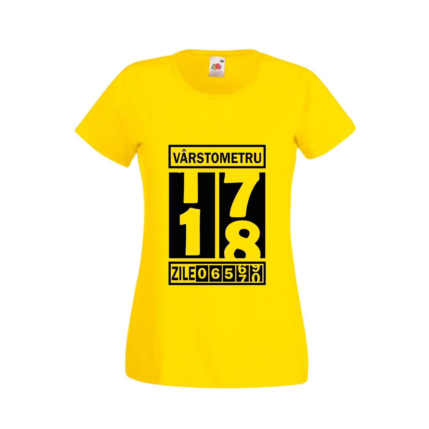 Tricou dama personalizat mesaj majorat 