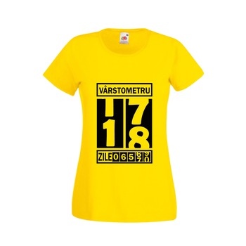 Tricou dama personalizat mesaj majorat  Tricou dama personalizat mesaj majorat