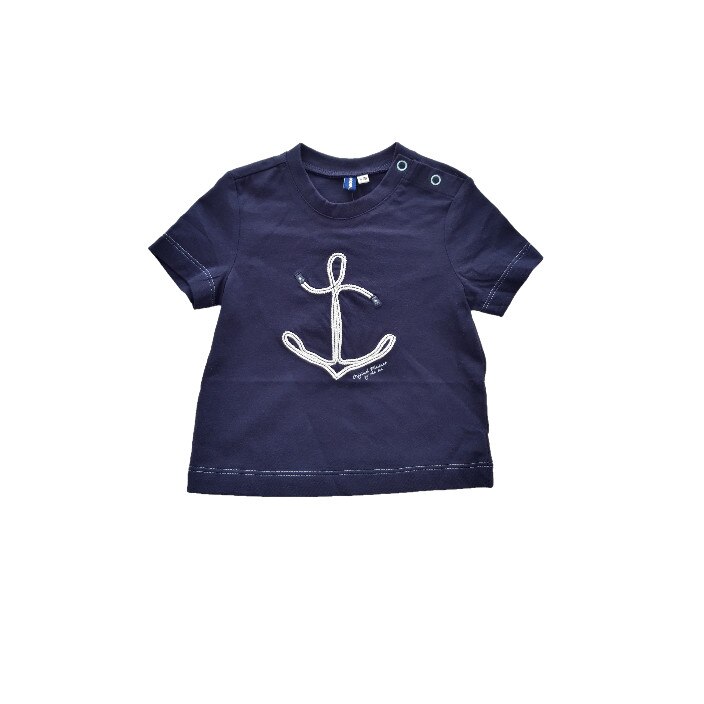 Tricou pentru copii, Original Marines, 6/9 luni, 68 cm, Bleumarim