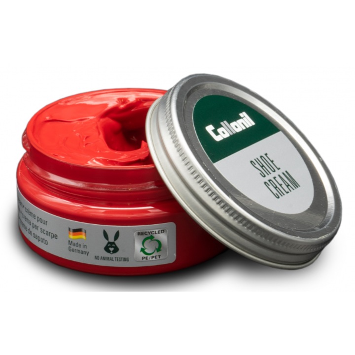 Crema de pantofi clasica Collonil Shoe Cream, 60 ml, flamme