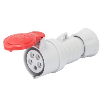Cupla industriala, pe fir, 16A, 400V, 6h Cupla industriala, pe fir, 16A, 400V, 6h