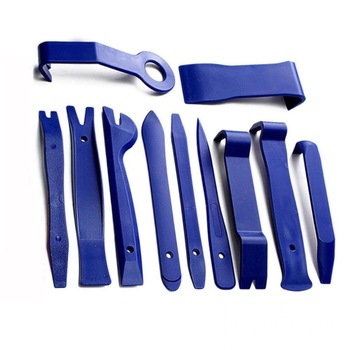Set 11 piese demontare interior auto, bord, ornamente auto, albastru Set 11 piese demontare interior auto, bord, ornamente auto, albastru