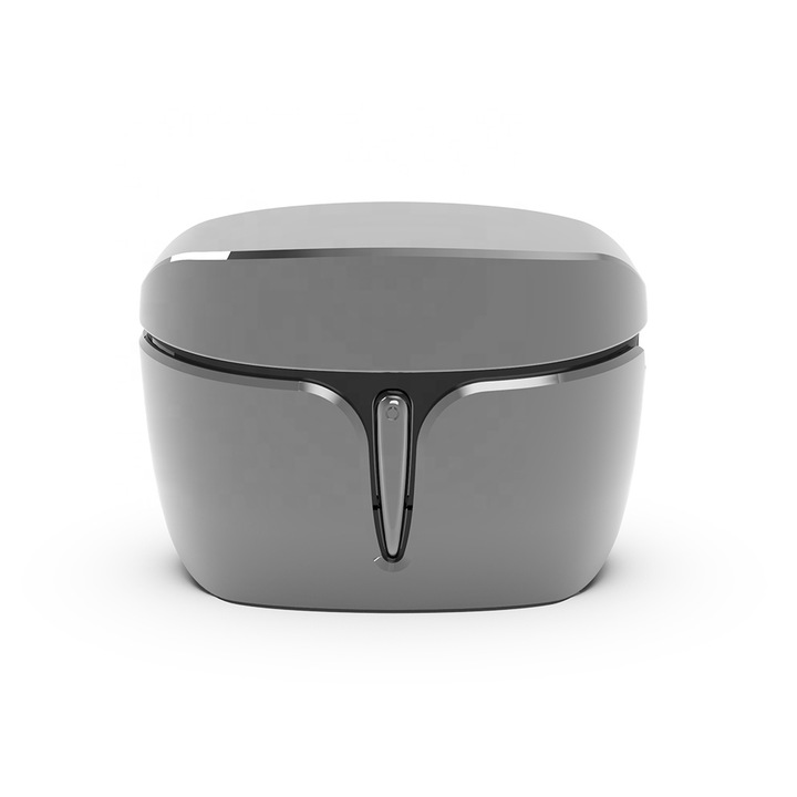 Casti bluetooth premium TWS Optimus AT 703 fara fir (wireless), control audio, handsfree, rezistente la apa IPX5, black