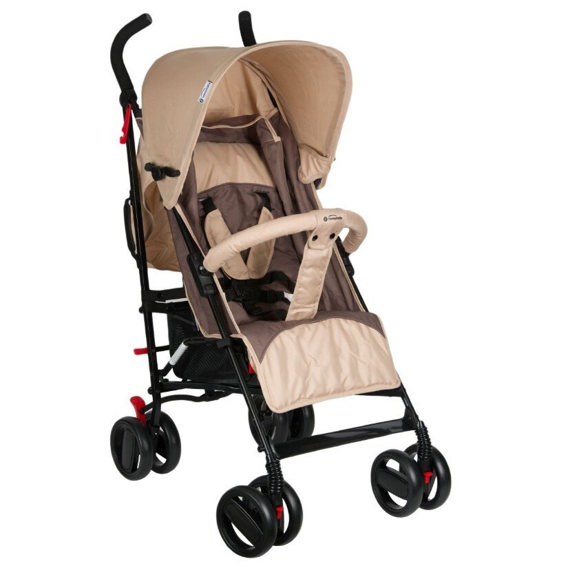 Carucior pentru copii, Zola®, maro/crem, cu maner