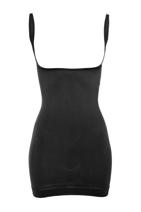 Rochita modelatoare fara cusaturi, ferma, efect de push-up, Sarah Borghi, Negru