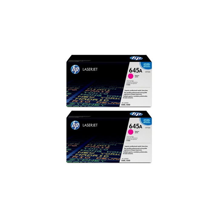 Pachet cartuse toner HP original C9733A (645A) magenta x2 24000 pagini