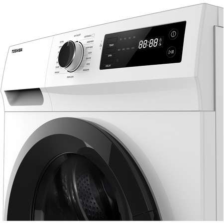 Masina de spalat Toshiba TW-BJ90S2, 8kg, 1200 RPM, Clasa A+++, Motor inverter, 60 cm, Alb