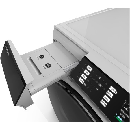 Masina de spalat cu uscator Toshiba TWD-BJ90W4, Spalare 8 kg, Uscare 8 kg, 1400 RPM, Clasa A, Motor inverter, 60 cm, Alb