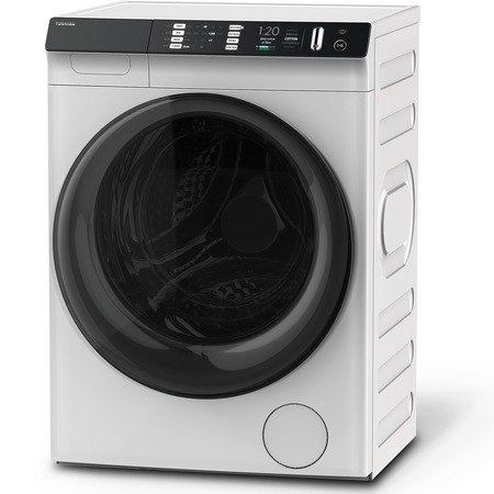 Masina de spalat cu uscator Toshiba TWD-BJ90W4, Spalare 8 kg, Uscare 8 kg, 1400 RPM, Clasa A, Motor inverter, 60 cm, Alb