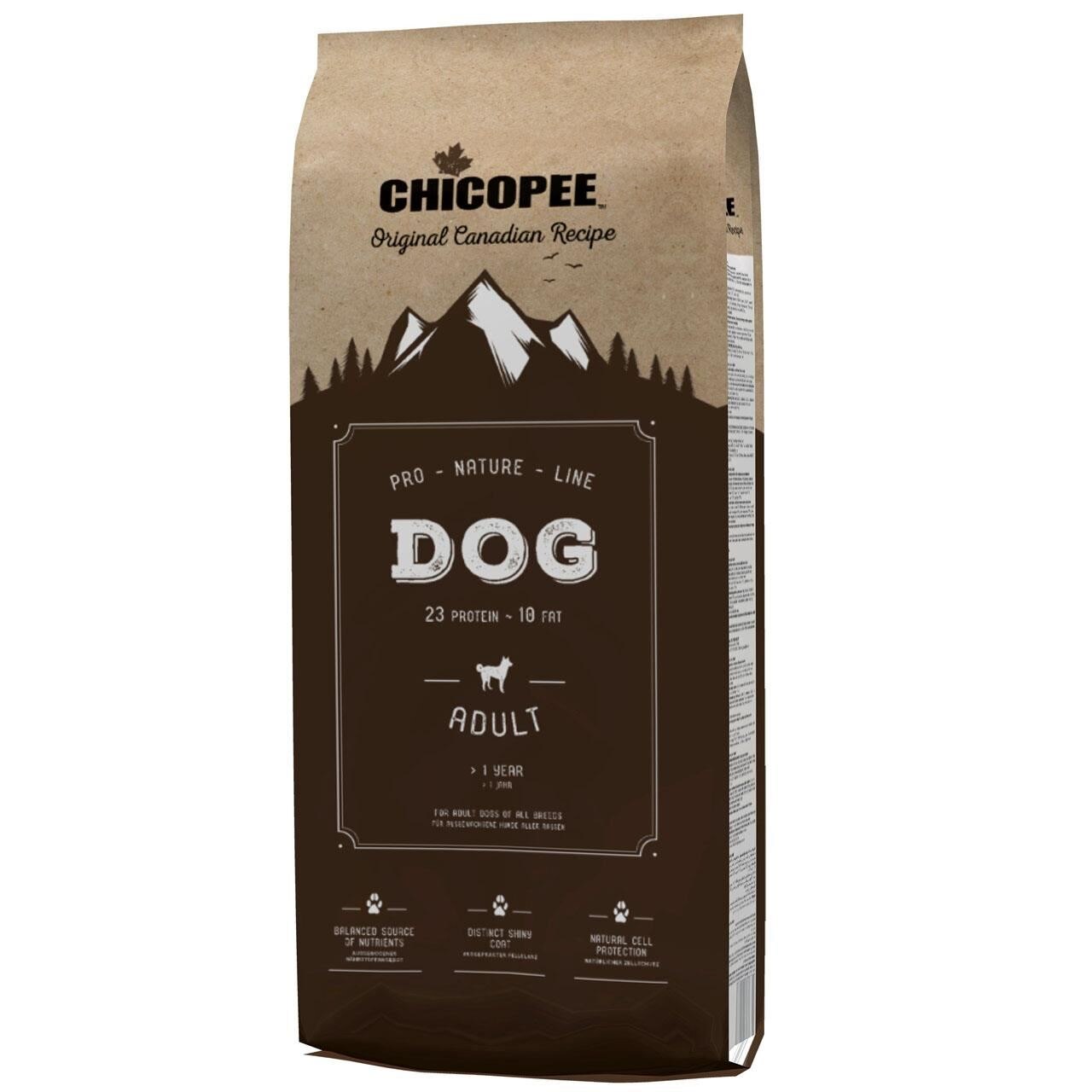 Hrana uscata pentru caini Chicopee Pro Nature Line Adult 20 kg