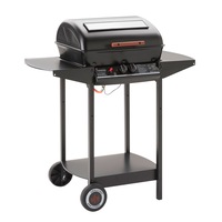 gratar de gradina aixcu roti pe gaz  cu arzator dublu si grill dimensiuni 94x52 cm culoare negru imagen 6_0_
0