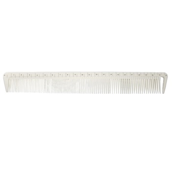 Pieptene pentru tuns MoonbasaNails, Antistatic, J-03, Alb Pieptene pentru tuns MoonbasaNails, Antistatic, J-03, Alb