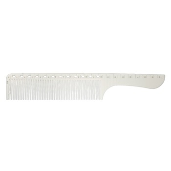 Pieptene pentru tuns MoonbasaNails, Antistatic, J-04, Alb Pieptene pentru tuns MoonbasaNails, Antistatic, J-04, Alb