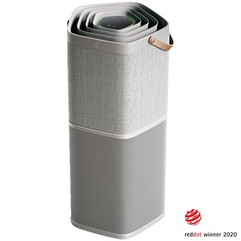 Purificator de aer Electrolux PA91-604GY, Wi-Fi & app control, Ionizare, filtru Hepa, 2 moduri operare, 5 nivele filtrare, 5 senzori, 52m2, 17 dB(A), Gri Purificator de aer Electrolux PA91-604GY, Wi-Fi & app control, Ionizare, filtru Hepa, 2 moduri operare, 5 nivele filtrare, 5 senzori, 52m2, 17 dB(A), Gri