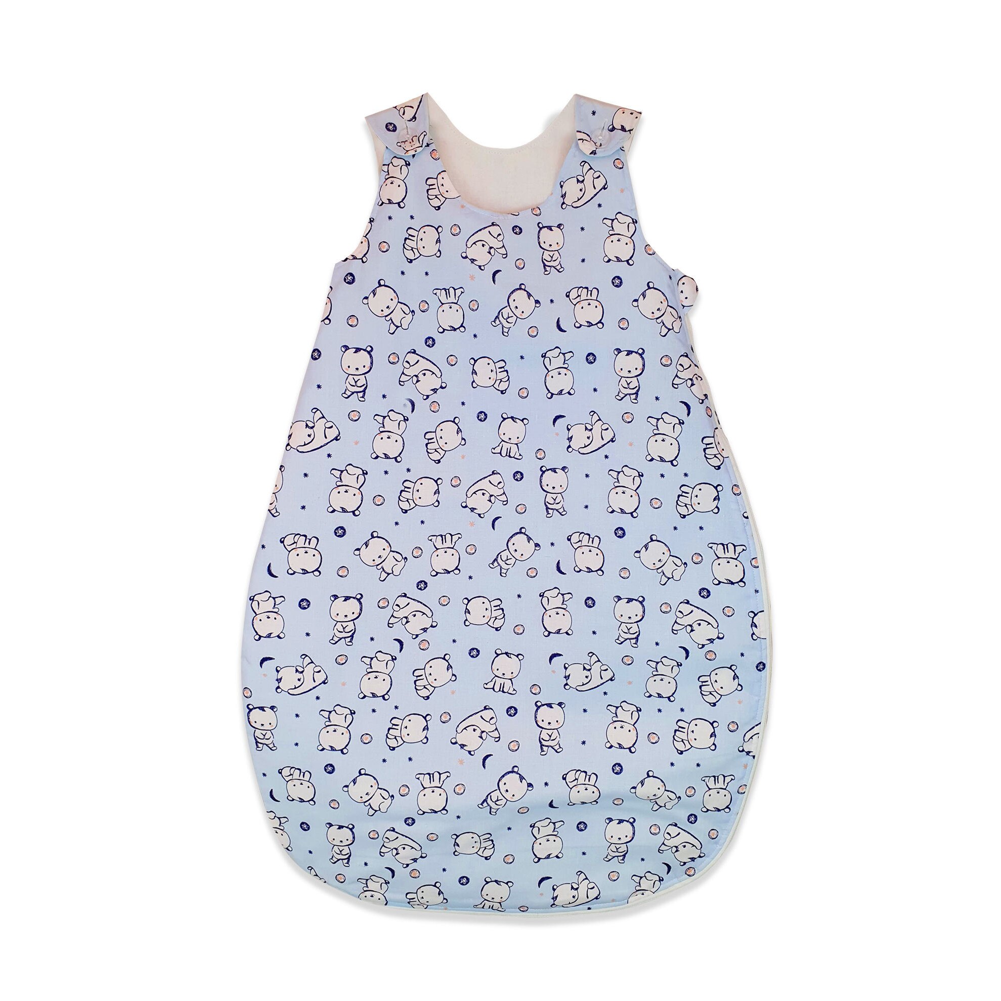 Sac de dormit, KidsDecor, vara 0.5 tog Baby Bear albastru 60 cm