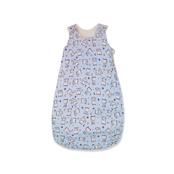 Sac de dormit, KidsDecor, primavara 0.8 tog Baby Bear albastru 95 cm Sac de dormit, KidsDecor, primavara 0.8 tog Baby Bear albastru 95 cm