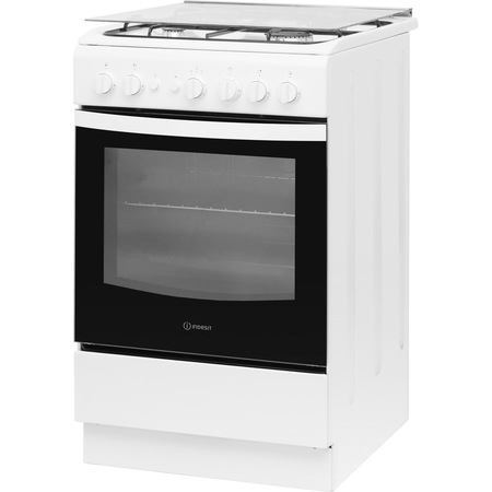 Aragaz Indesit IS5G0PMW/E, Gaz, 4 arzatoare, 50 cm, Alb