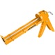 Pistol aplicare silicon TOLSEN 225mm (9”), otel presat, bara impingere cu roata dintata, structura rezistenta, pentru cartuse standard, ideal pentru lucrari de etansare si montaj
