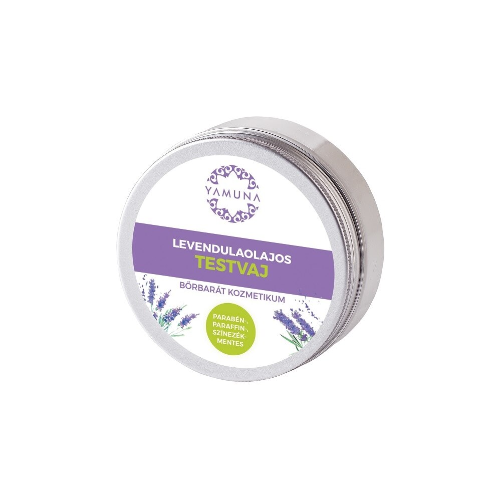 Unt de corp, cu ulei de lavanda, Yamuna, 200 ml