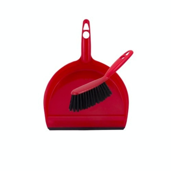 Set Faras cu Lamela si Perie OTI, 33x24x38 cm, Polipropilena, Multicolor