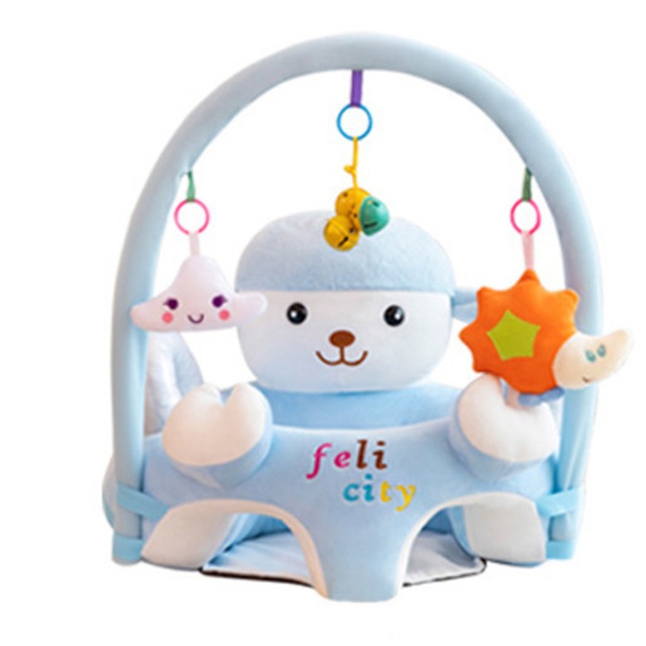 Макси плюшен фотьойл с облегалка и арка Oita - Krista